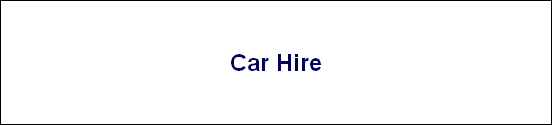 Car Hire