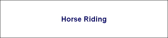 Horse Riding